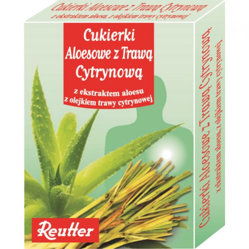 Reutter Cukierki Aloesowe z Trawą Cytrynową