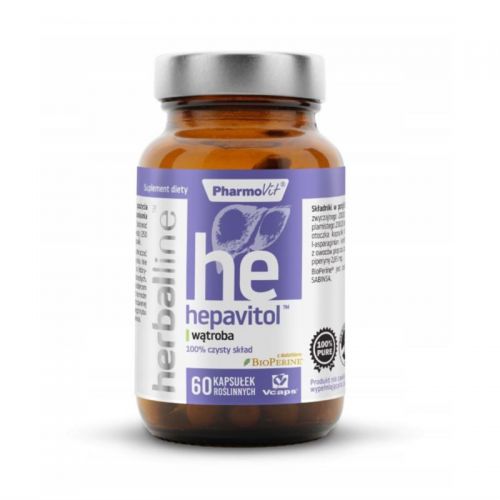 Pharmovit Herballine Hepavital 60 kap wątroba