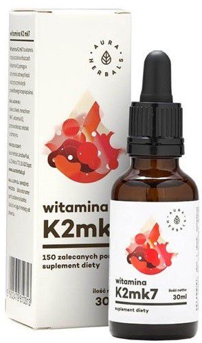 Aura Herbals Witamina K2 Mk7 30 ml 6 SZT