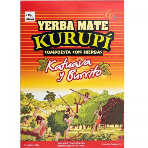Yerba Mate Kurupi Katuava y Burrito 500 g