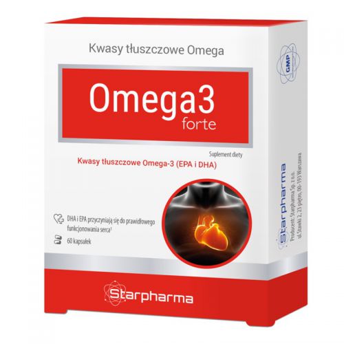 Starpharma Omega 3 Forte 60 k kwasy tłuszczowe