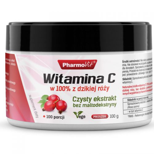 Pharmovit Witamina C 100% z dzikiej róży 100 g
