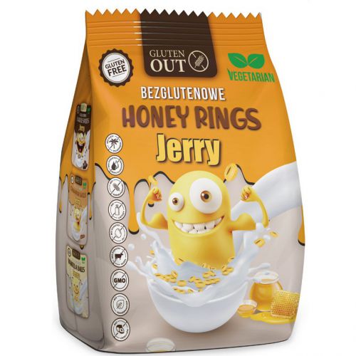 Gluten Out Bezglutenowe Honey Rings Jerry 375 g