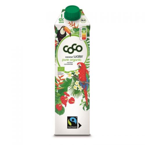 Fair Trade Woda Kokosowa Naturalna Bio 1 L