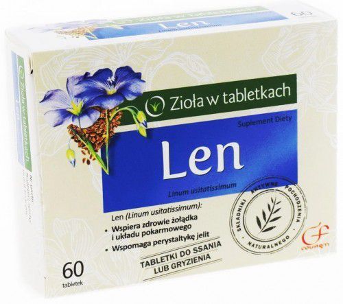 Colfarm Len 60 tabletek trawienie jelita