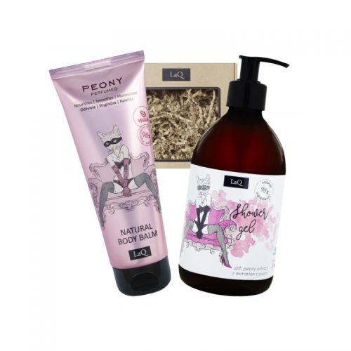 LAQ Zestaw Piwonia żel 500 ml balsam w tubie