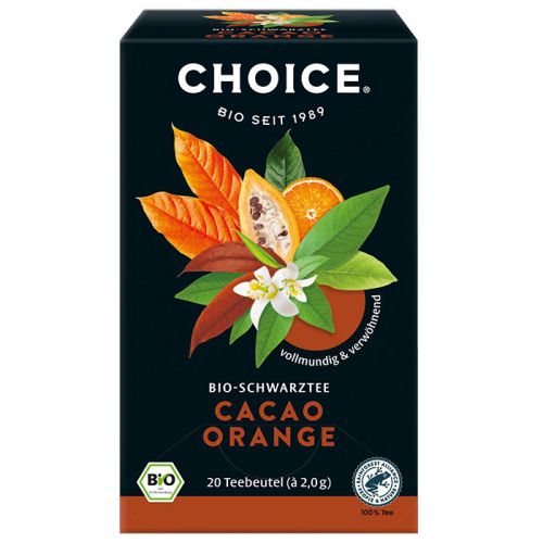 Choice Cacao - Orange Bio 20 s.