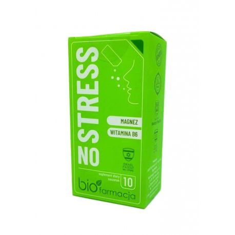 Biofarmacja NoStress 10 saszetek magnez z B6