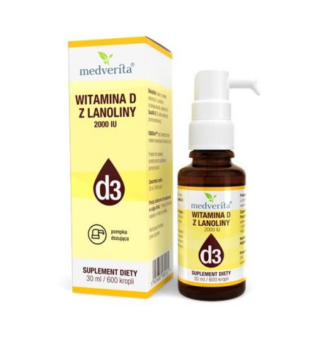 Medverita Witamina D3 30 ml 600 kropli