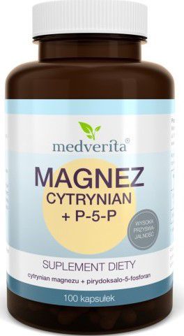 Medverita Magnez Cytrynian P 5 P100 K