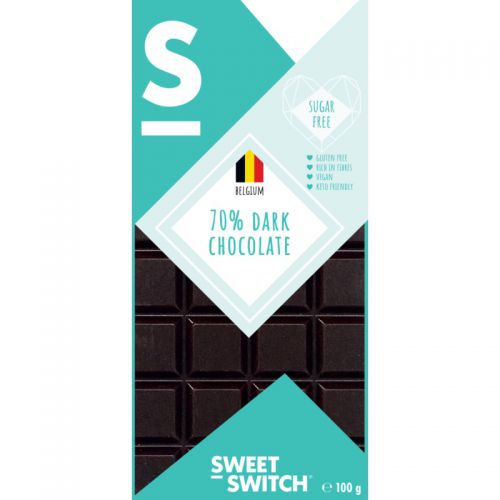 Sweet-Switch Czekolada gorzka 70%  100 g
