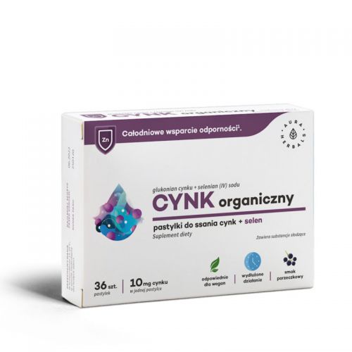 Aura Herbals Cynk selen pastylki do ssania