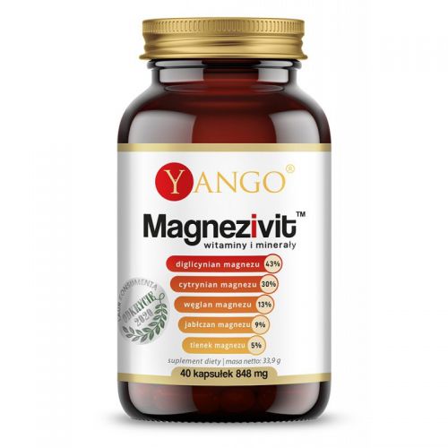 Yango Magnezivit 40  kapsułek zestaw magnezów