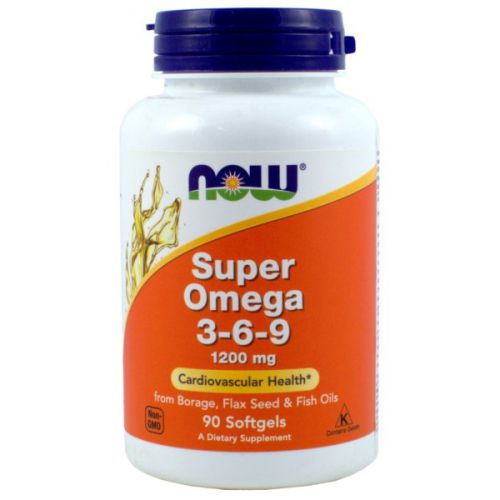 Now Foods Super Omega 3-6-9 1200 Mg 90 K