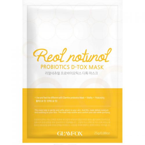Glamfox Probiotics D-TOX mask 1 szt