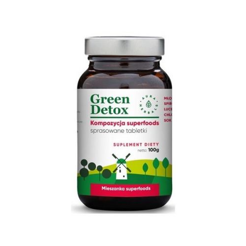 Aura Herbals Green Detox Tabl. Oczyszczające 100 G