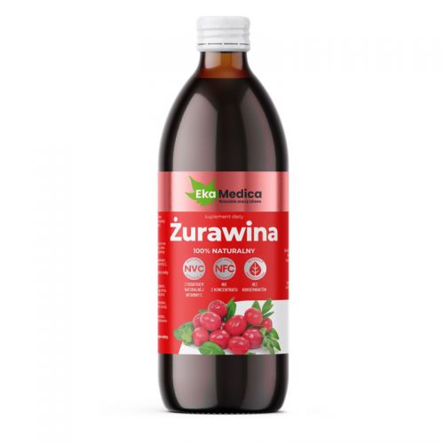 Ekamedica ŻURAWINA sok NFC 100% 500 ml