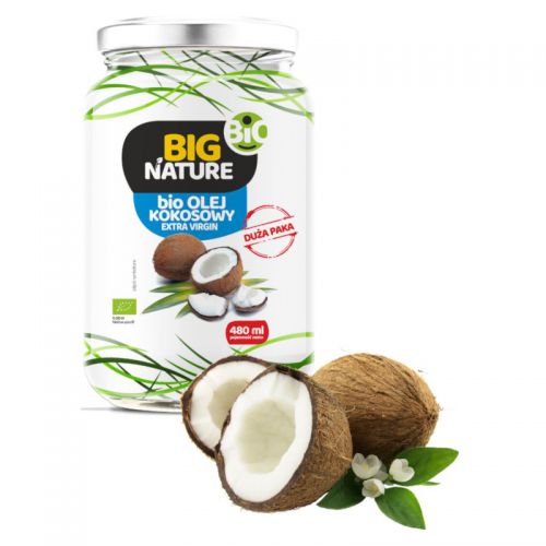 Big Nature Olej kokosowy extra virgin BIO 480 ml