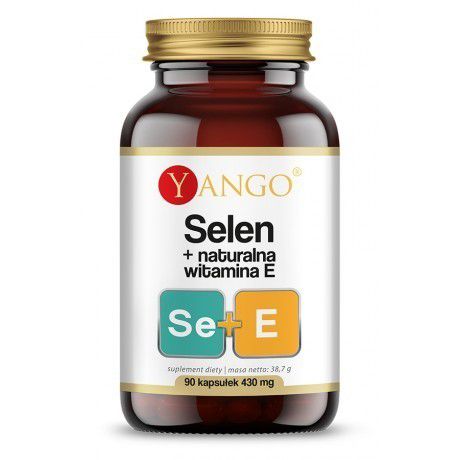 Yango Selen Naturalna Witamina E 430 mg 90 k