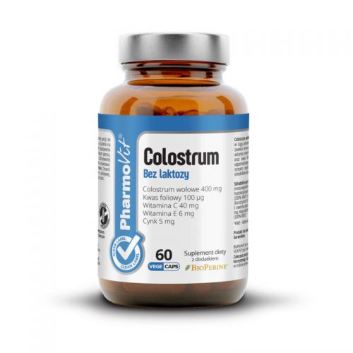 Pharmovit Clean Label Colostrum bez laktozy 60 k