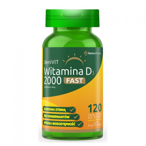 Xenicopharma Xenivit Witamina D3 2000 fast 120