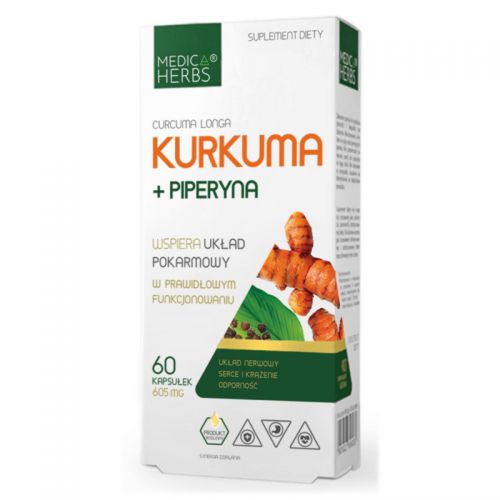 Medica Herbs Kurkumina + piperyna 60 k