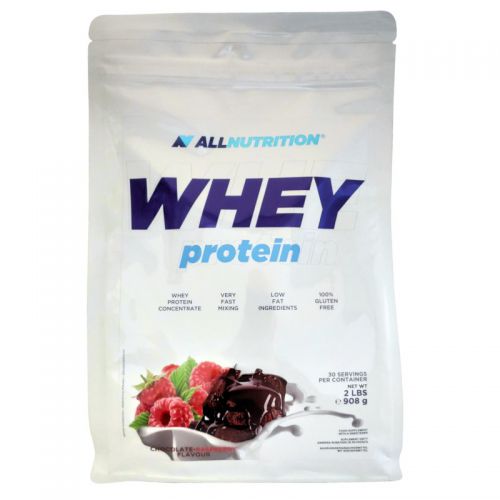 Allnutrition Whey protein 908g czekolada malina