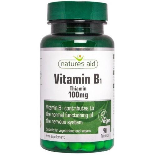 Natures Aid Witamina B1 100 mg 90 T