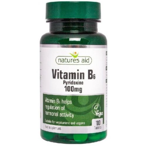 Natures Aid Witamina B6 100 mg 100 T