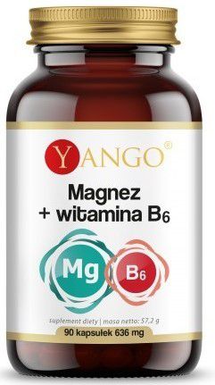 Yango Magnez witamina B6 636 mg 90 k. na stres
