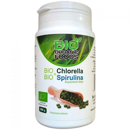 BIO ORGANIC FOOD BIO Chlorella + BIO Spirulina