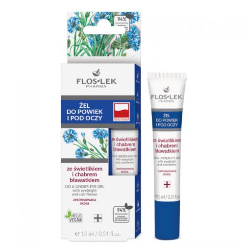 Floslek Żel do powiek i pod oczy 15 ml chaber bła.