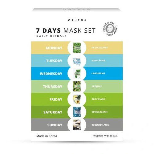 Orjena 7 Days Mask Set zestaw 7 szt.