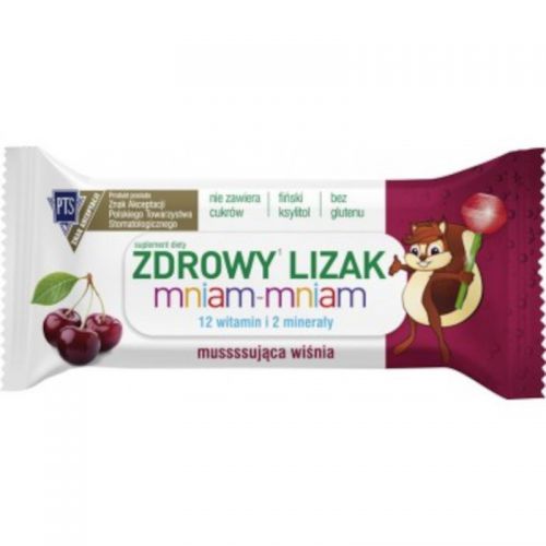 Starpharma Zdrowy Lizak Mniam Mniam 6G Mus Wiśnia