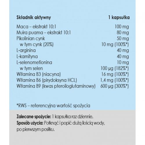 Panaseus Płodność Mężczyzna 50 k.