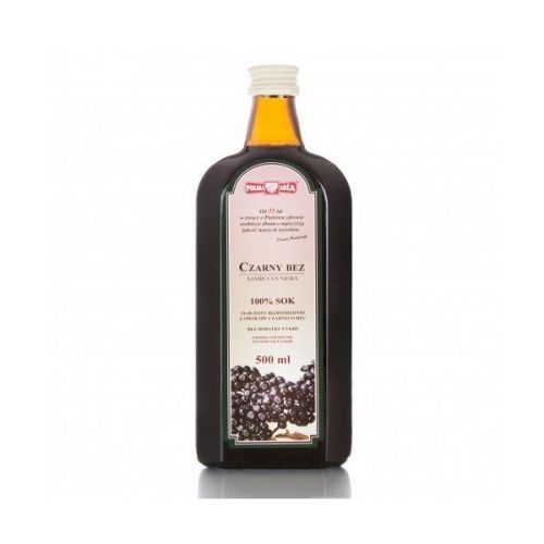 Polska Róża Czarny Bez 100% Sok 500Ml