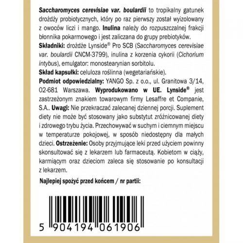 Yango Probiotyk SCB-10 z prebiotykiem 90 k