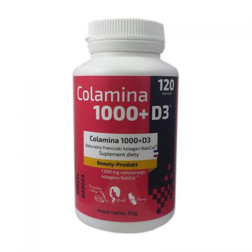 Bio Organic Colamina 1000 + D3 120 kapsułek