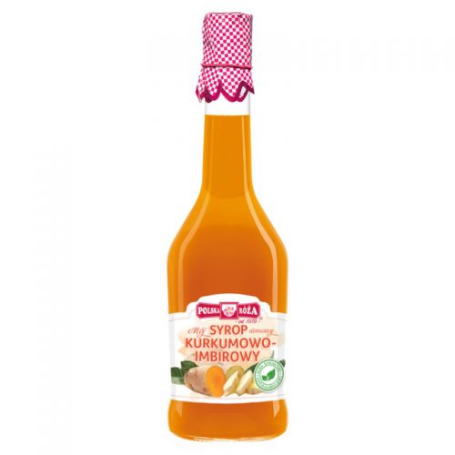Polska Róża Syrop Kurkumowo-Imbirowy 500 ml