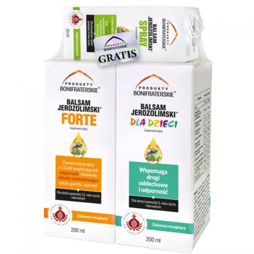 Balsam Jerozolimski Zestaw Forte Dzieci Spray