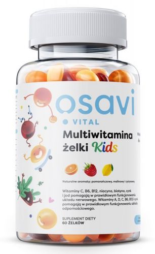 Osavi Multivitamina Żelki Kids 60 szt