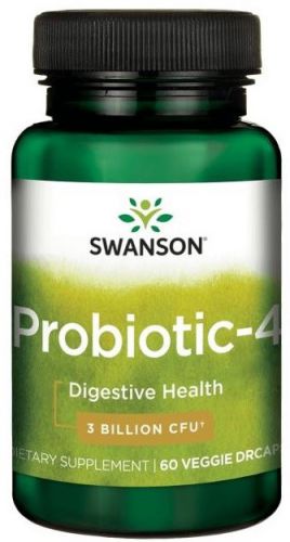 Swanson Probiotic-4  3 Mld 60 K Odporność