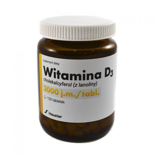 Hauster Witamina D3 2000j m 120 tabletek