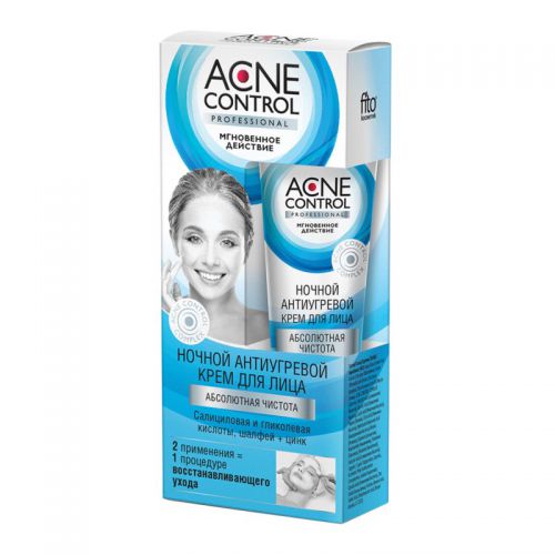 Fito Acne Control Krem antybakteryjny na noc 45ml