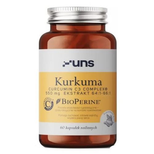 UNS Kurkuma + Bioperine 60 k vege