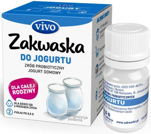 Vivo Zakwaska Do Jogurtu 2 fiolki