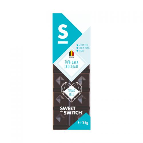 Sweet-Switch Czekolada gorzka 70%  25 g