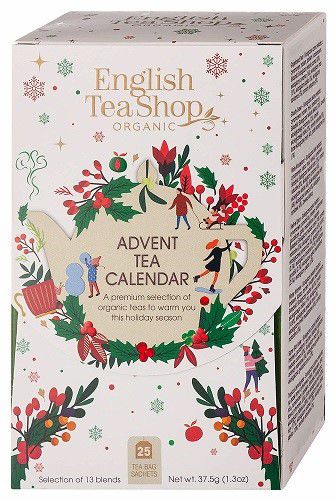 Kalendarz Adwentowy Biały 13 smaków herbatek BIO