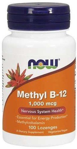 Now Foods Witamina Methyl B-12 100 T Do Ssania