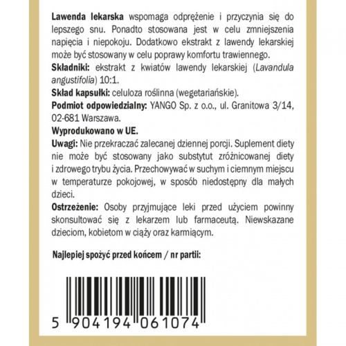 Yango Lawenda lekarska 90 k